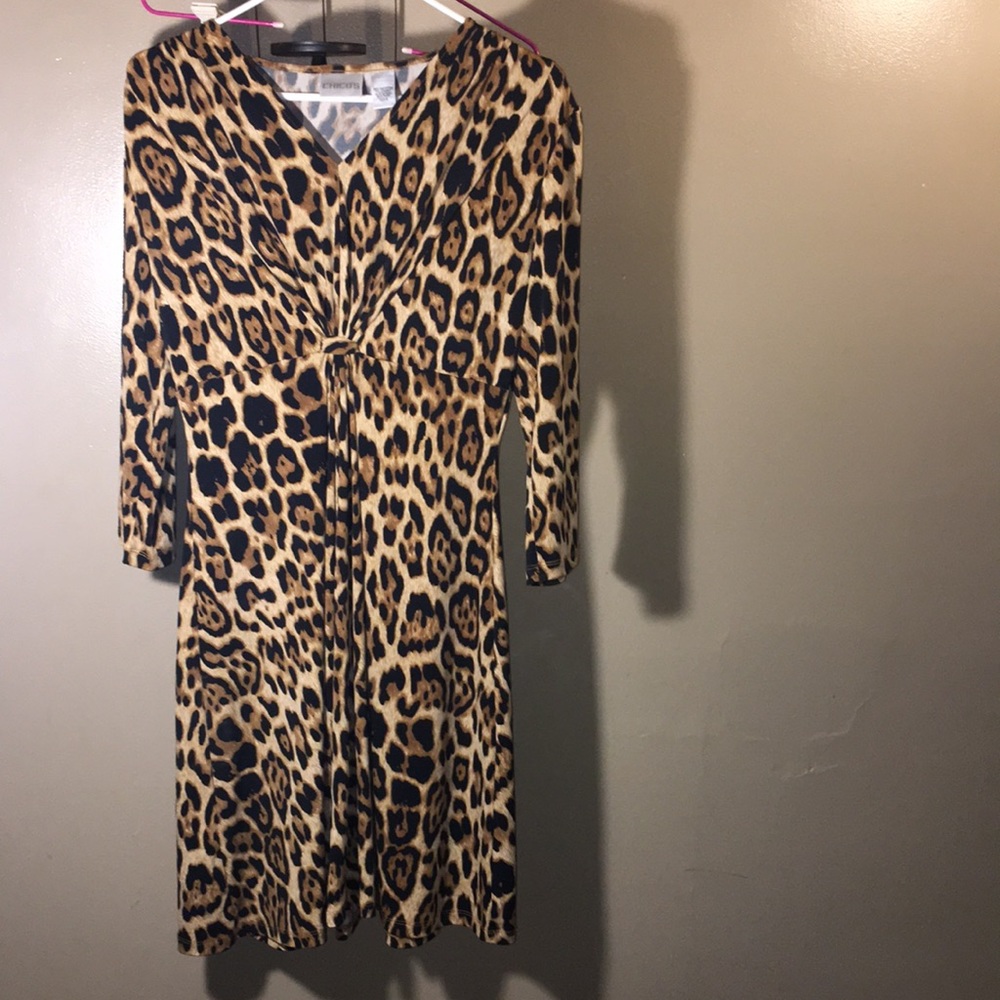 Cheetah print dress